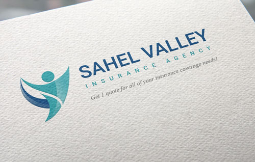 Sahel Valley Insurance Agency Logo on a Plain Paper